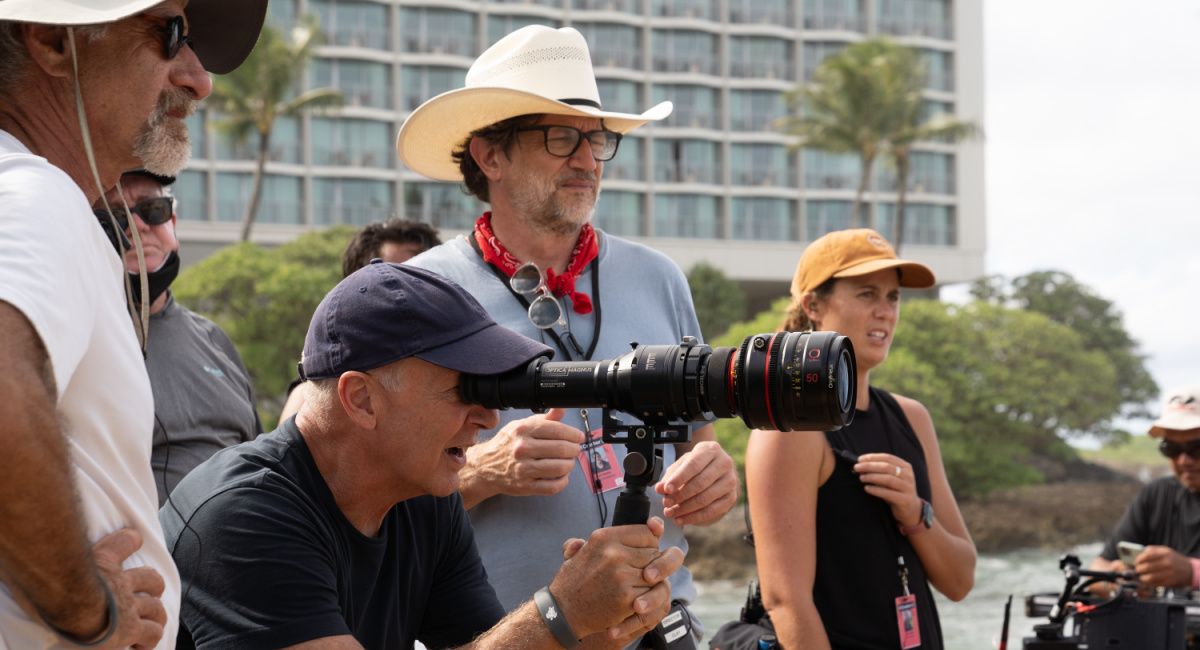 Director Clay Tarver on the set of 'Vacation Friends 2.'