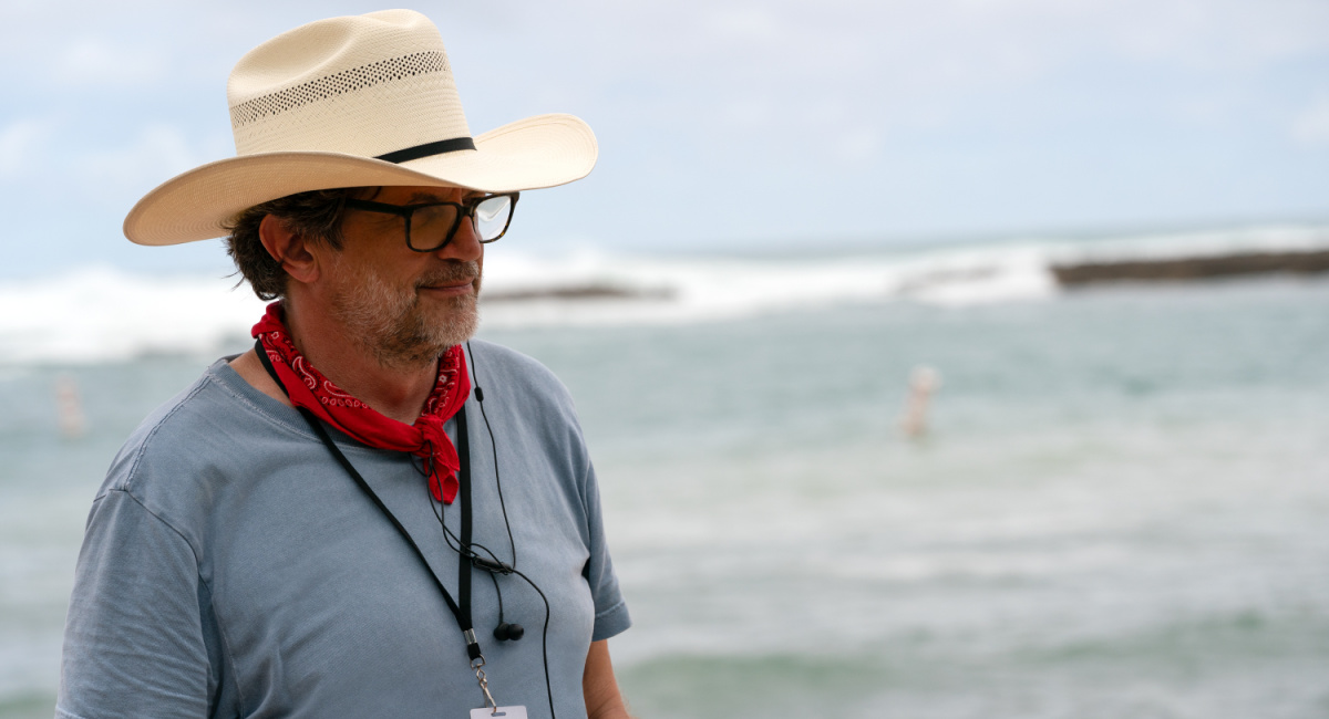 Director Clay Tarver on the set of 'Vacation Friends 2.'