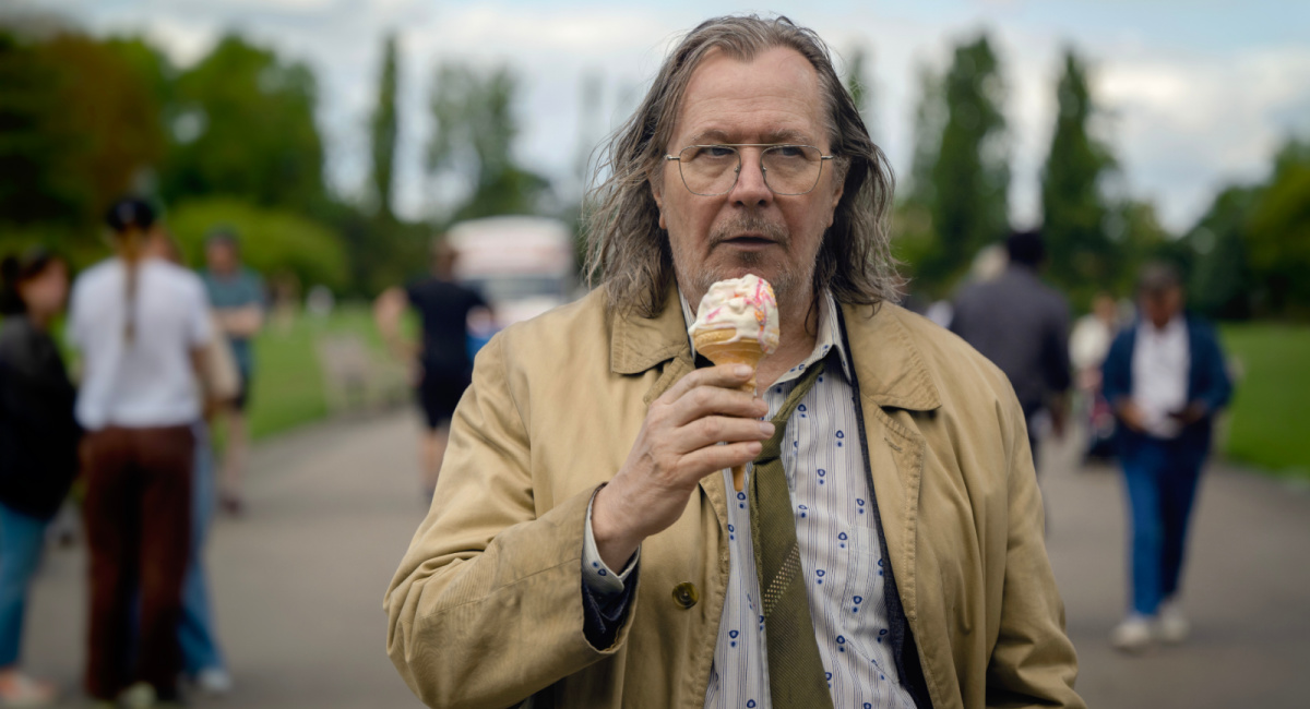 Academy Award winner Gary Oldman returns for the third season of 'Slow Horses,' coming to Apple TV+ on Friday, December 1, 2023.