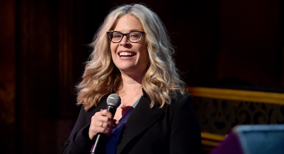 Jennifer Lee, CCO, Disney Animation Studios, speaks onstage at the Long Lead Press Day & In-Person Presentation for 'Wish' at El Capitan Theatre in Los Angeles, California on September 21, 2023.