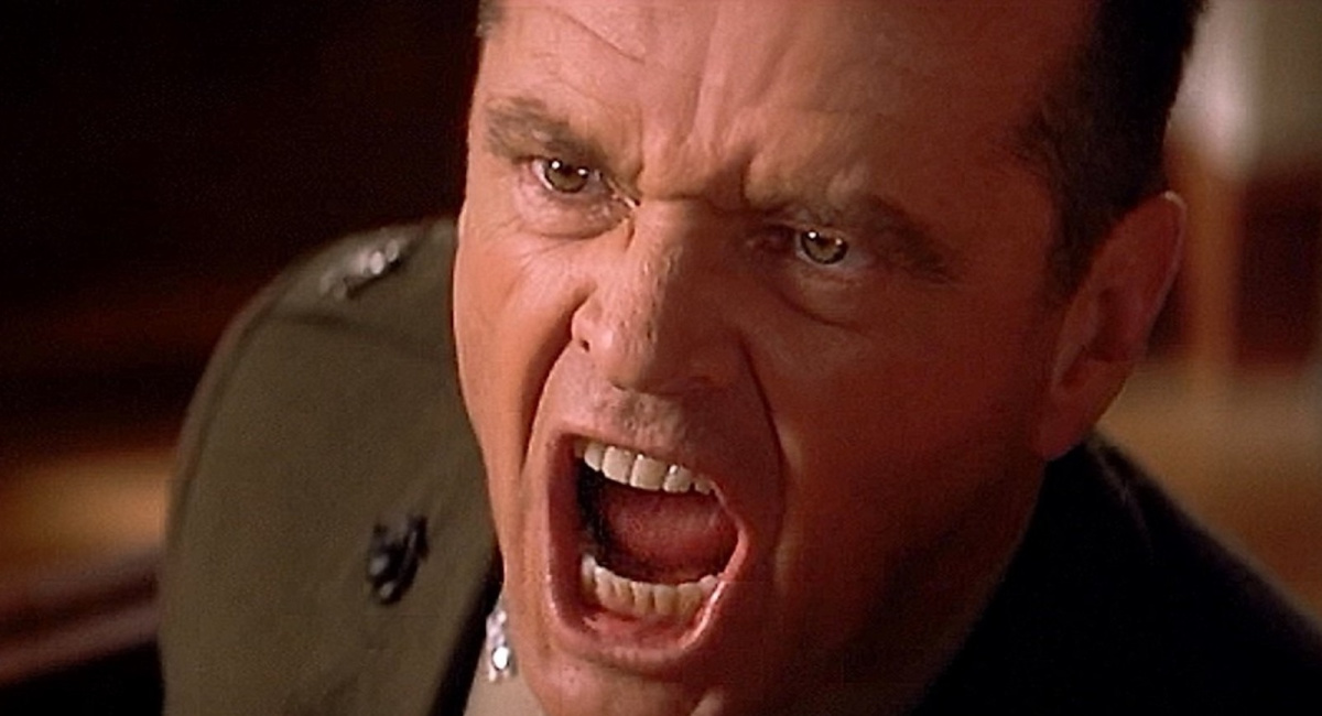 Jack Nicholson in director Rob Reiner's 'A Few Good Men.'