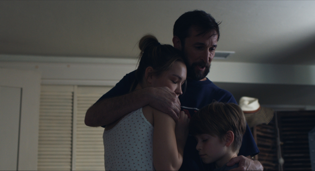 Noah Wyle, Sadie Stanley and Jake Eyman in a scene from 'At The Gates,' written, directed, and produced by Augustus Meleo Bernstein.