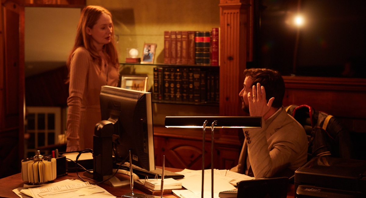 Miranda Otto and Noah Wyle in a scene from 'At The Gates,' Written, Directed, and produced by Augustus Meleo Bernstein.