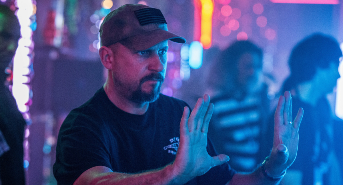 Director David Ayer on the set of Netflix's 'Bright.'