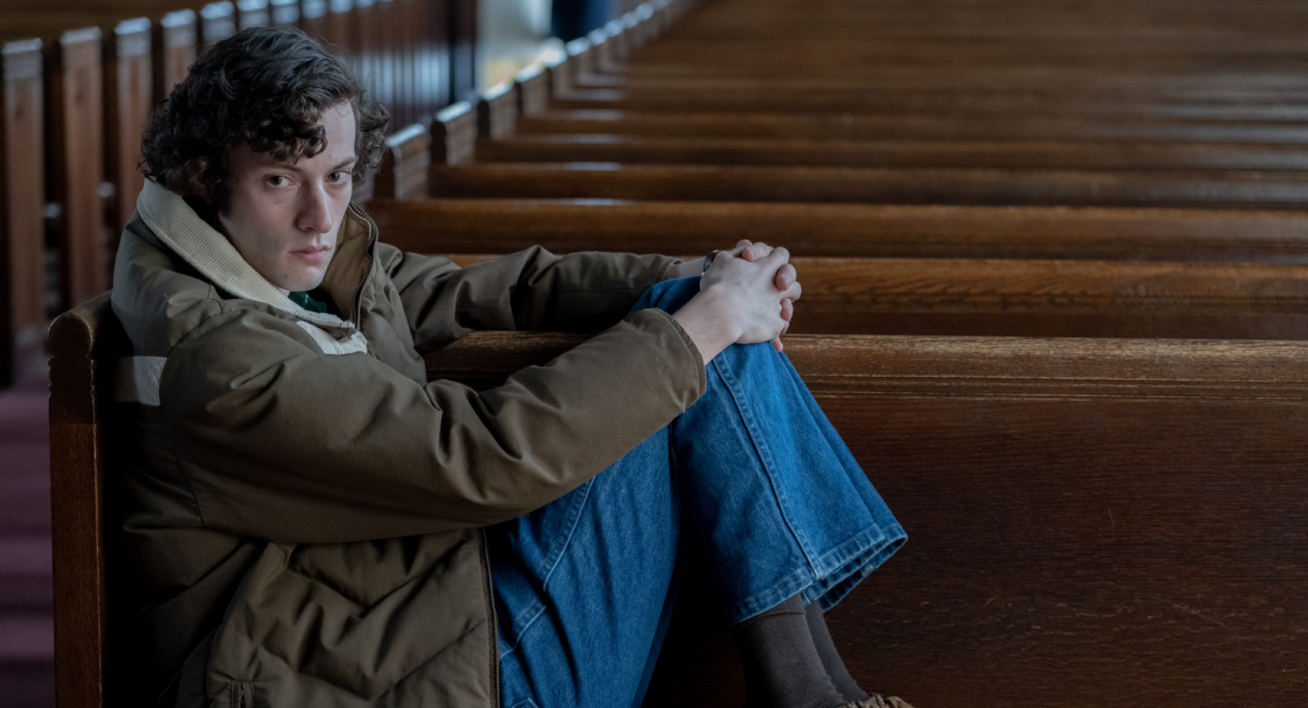 Dominic Sessa stars as Angus Tully in director Alexander Payne’s 'The Holdovers,'a Focus Features release.