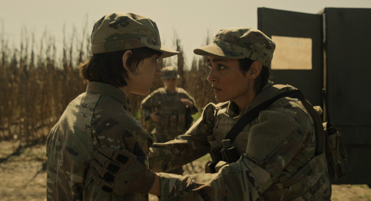 Azhy Robertson and Golshifteh Farahani in 'Invasion' season 2, now streaming on Apple TV+.