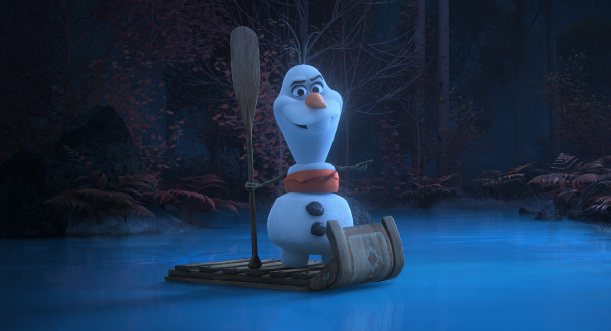 Josh Gad as the voice of Olaf in Disney+'s 'Olaf Presents.'