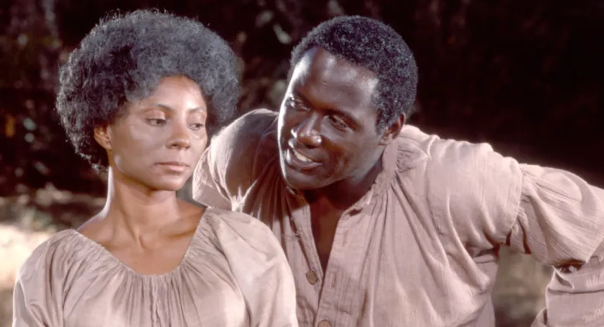 Leslie Uggams and Rochard Roundtree in 'Roots.'