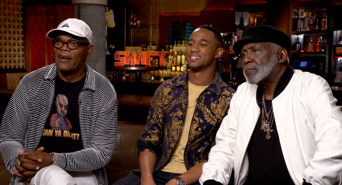 'Shaft's Samuel L. Jackson, Jessie T. Usher and Richard Roundtree.