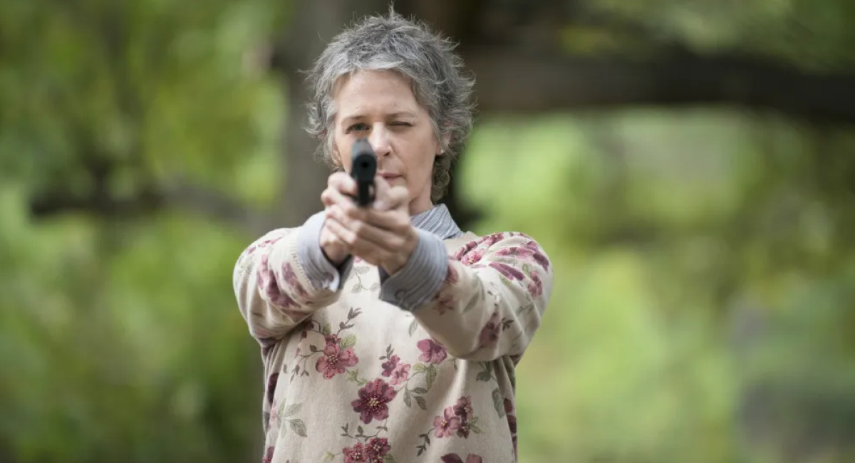 Melissa McBride on 'The Walking Dead.'