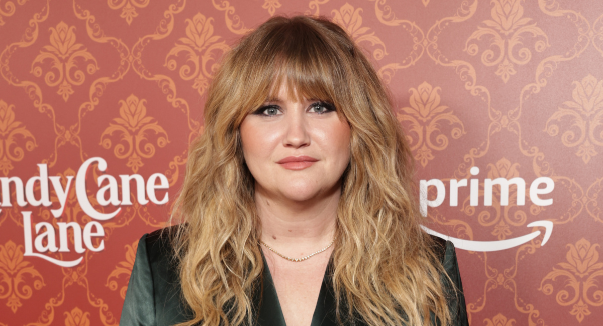 Jillian Bell attends Amazon Studios 'Candy Cane Lane' World Premiere in Los Angeles on Nov 28, 2023.
