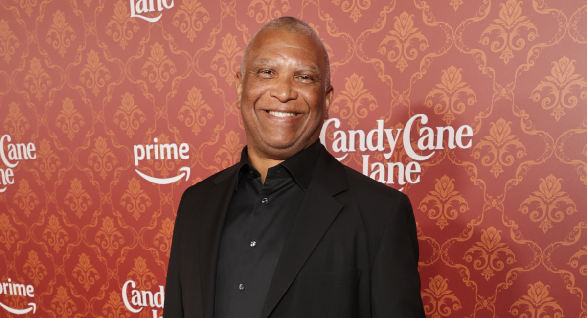 Reginald Hudlin attends Amazon Studios Candy 'Cane Lane World' Premiere in Los Angeles on Nov 28, 2023.