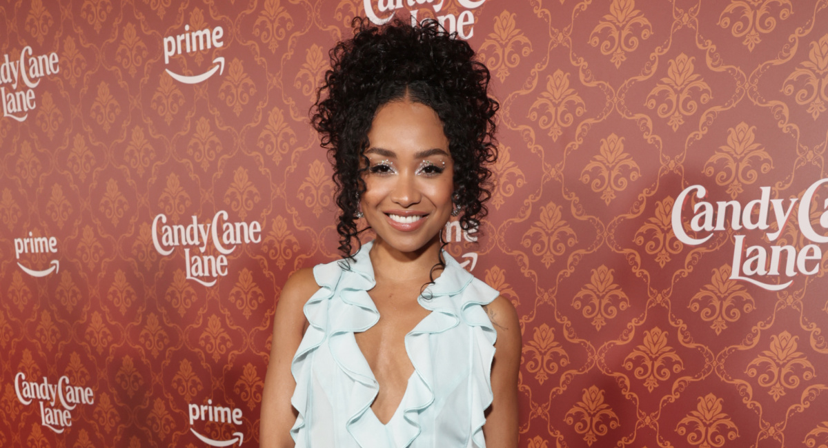 Genneya Walton attends Amazon Studios 'Candy Cane Lane' World Premiere in Los Angeles on Nov 28, 2023.