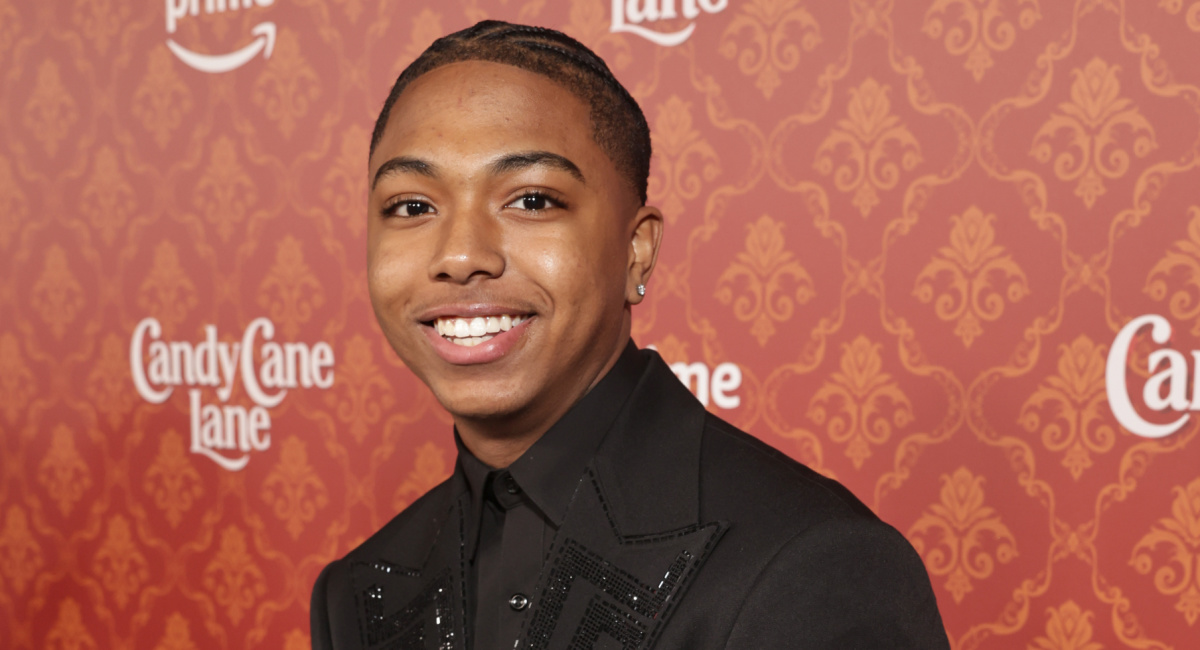Thaddeus J. Mixson attends Amazon Studios 'Candy Cane Lane' World Premiere in Los Angeles on Nov 28, 2023.