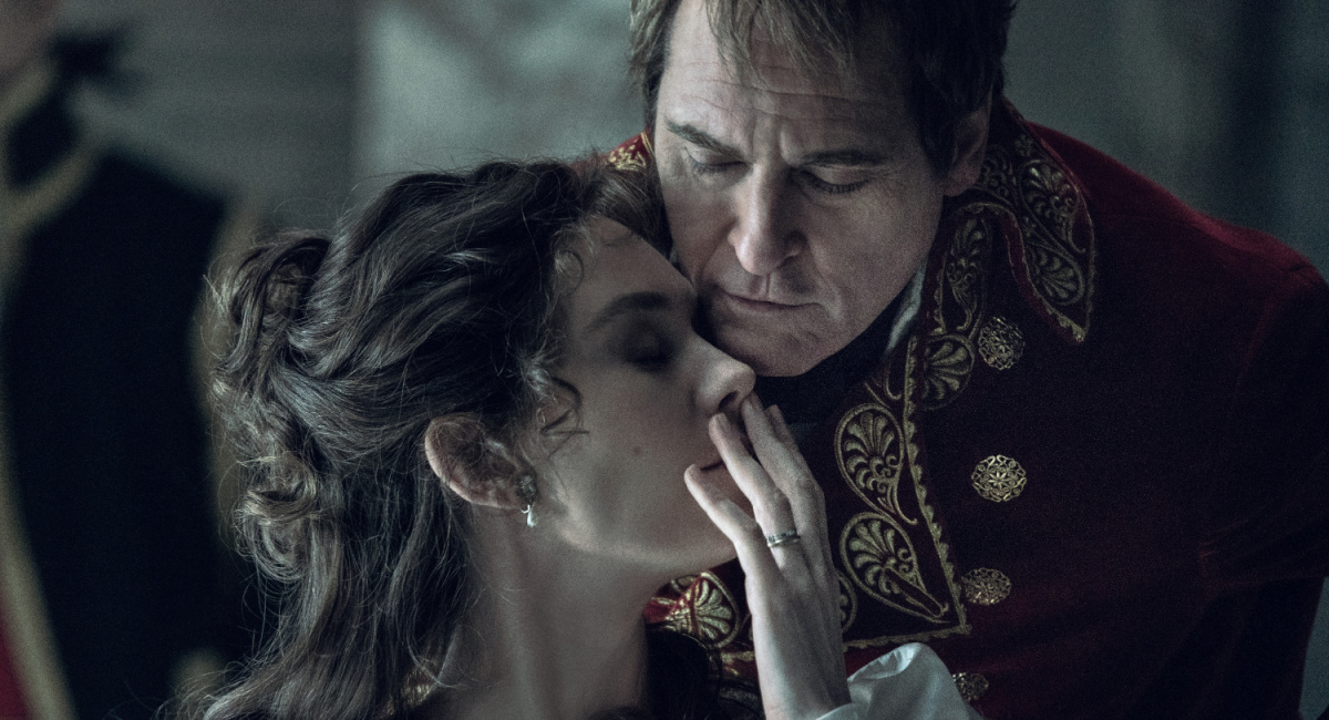 Vanessa Kirby and Joaquin Phoenix in 'Napoleon,' premiering in theaters around the world on November 22, 2023.