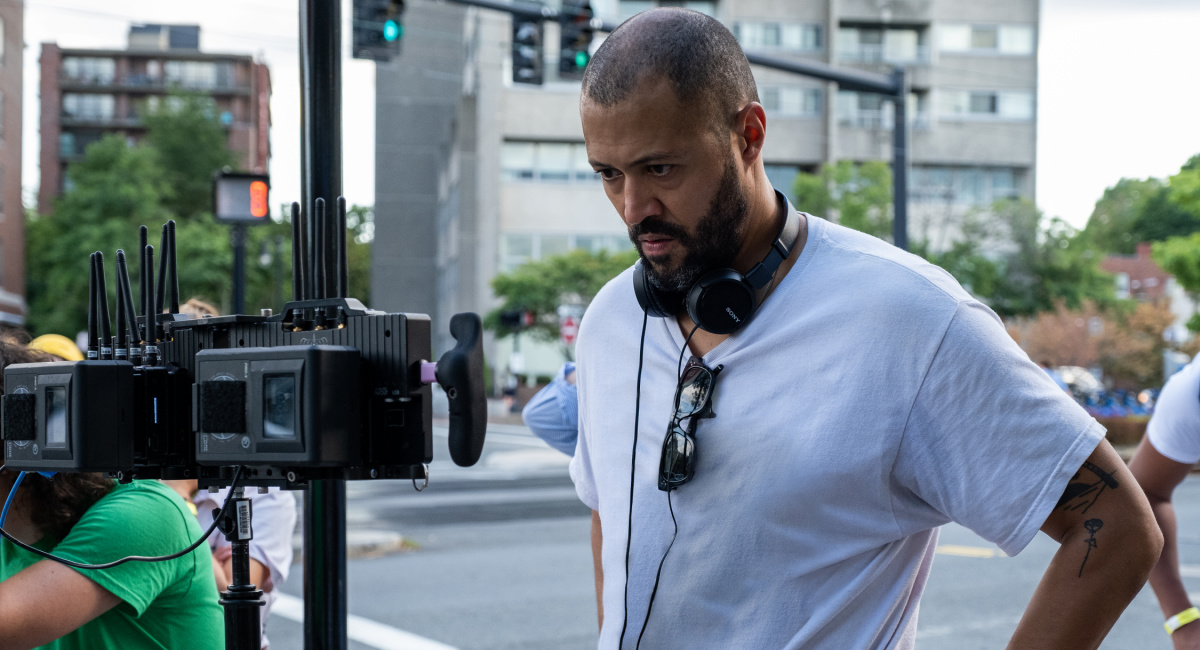 Writer/director Cord Jefferson on the set of his film 'American Fiction,' an Orion Pictures Release.