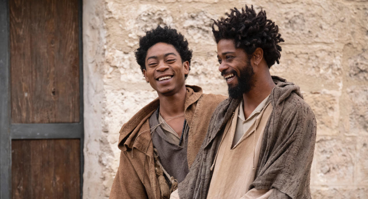 Elijah (R.J. Cyler) and Clarence (LaKeith Stanfield) in 'The Book of Clarence.'