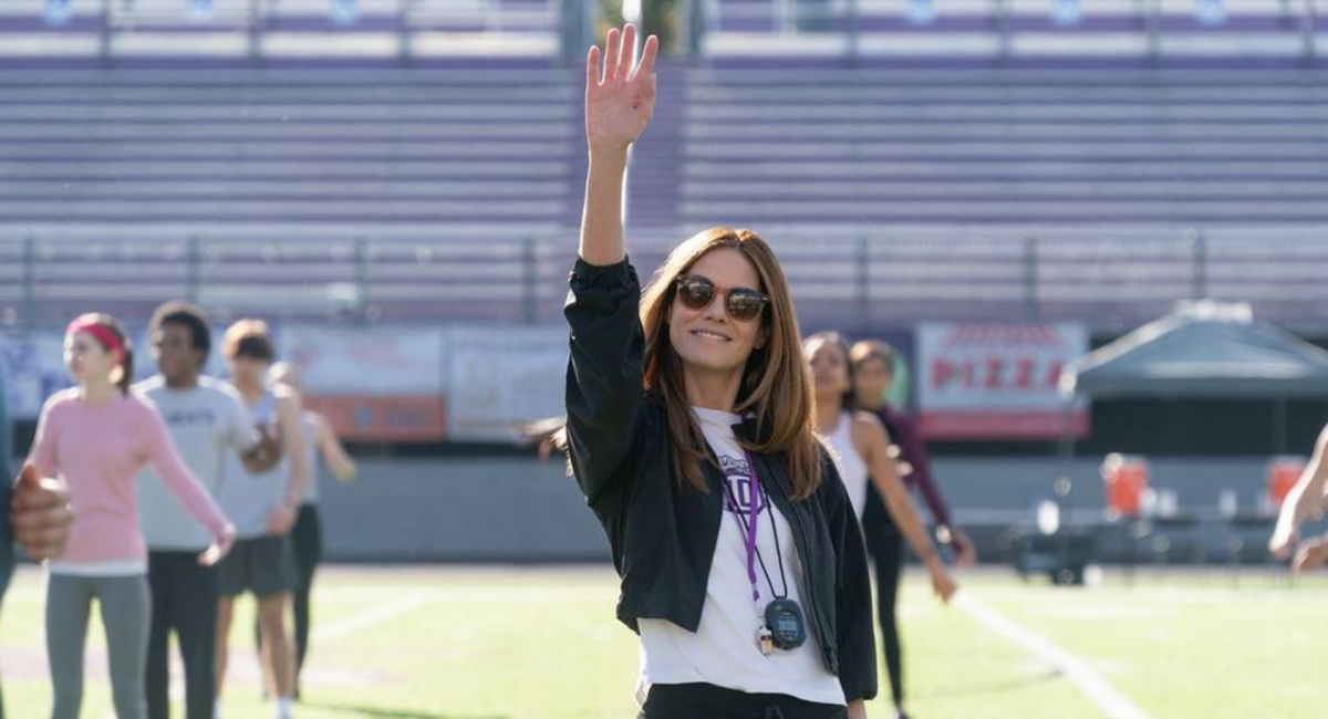 Michelle Monaghan in 'The Family Plan,' premiering December 15, 2023 on Apple TV+.
