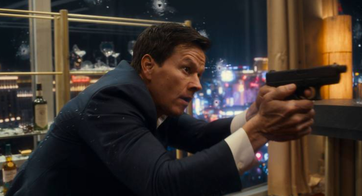 Mark Wahlberg in 'The Family Plan,' premiering December 15, 2023 on Apple TV+.