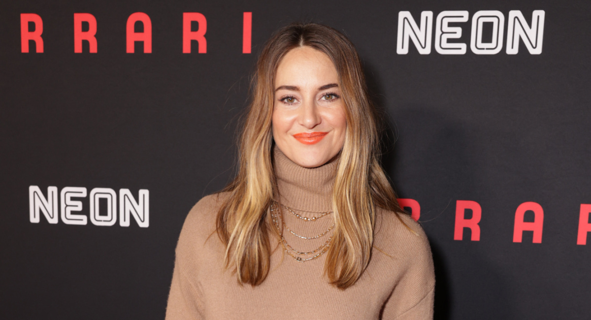 Shailene Woodley at the Los Angeles premiere of 'Ferrari.'