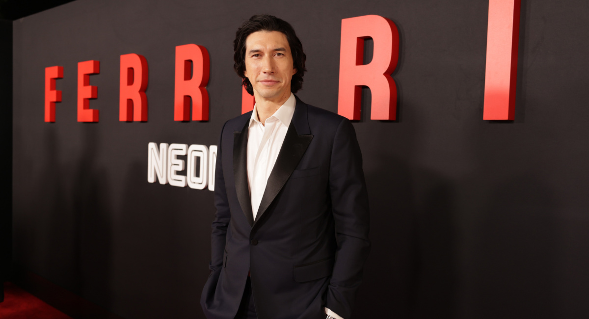 Adam Driver at the Los Angeles premiere of 'Ferrari.'
