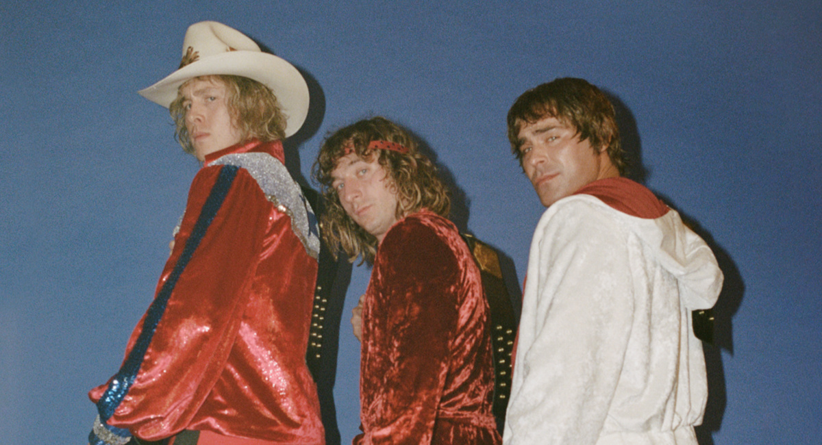 Harris Dickinson as David Von Erich, Jeremy Allen White as Kerry Von Erich and Zac Efron as Kevin Von Erich in 'The Iron Claw.'