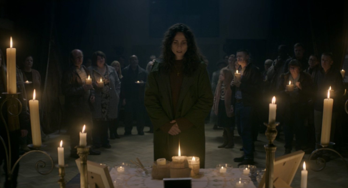 Tuppence Middleton as Rebecca Holland in ‘Lord of Misrule.'