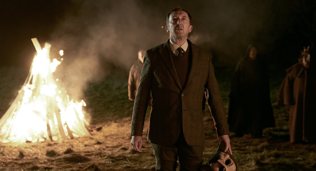 Ralph Ineson as Jocelyn Abney in ‘Lord of Misrule.'