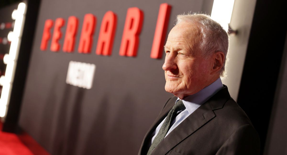 Director Michael Mann at the premiere of 'Ferrari.'