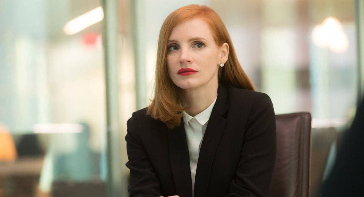 Jessica Chastain as Madeline "Elizabeth" Sloane in 'Miss Sloane.'