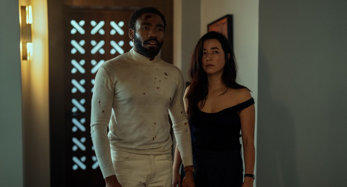 Donald Glover and Maya Erskine in 'Mr. and Mrs. Smith.'