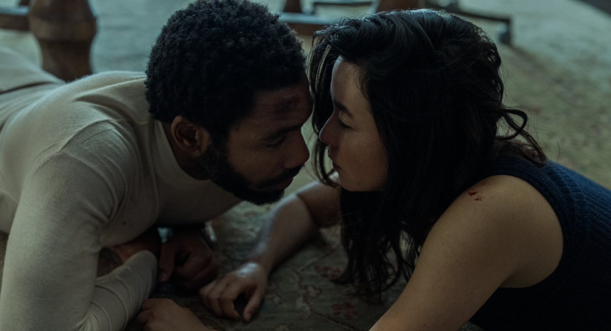 Donald Glover and Maya Erskine in 'Mr. and Mrs. Smith.'