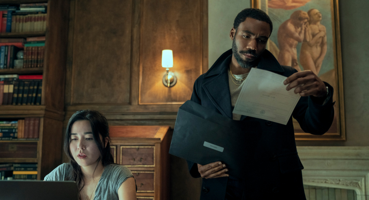 Maya Erskine and Donald Glover in 'Mr. and Mrs. Smith.'