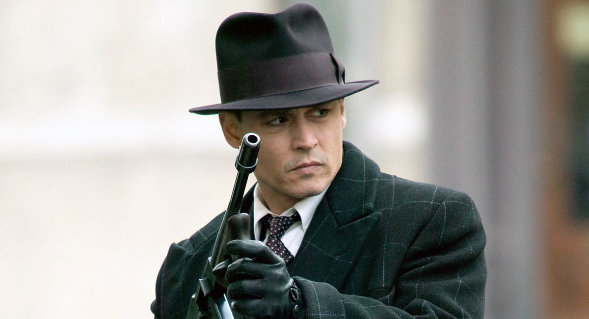 Johnny Depp as John Dillinger in 'Public Enemies.'