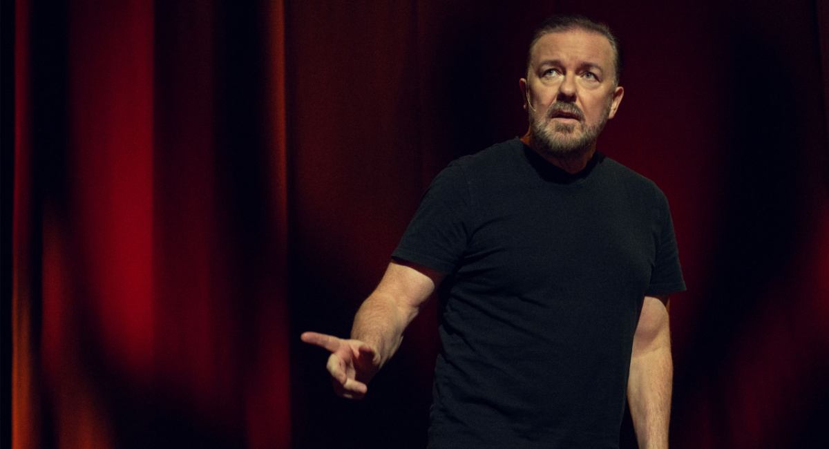 Ricky Gervais in 'Ricky Gervais: Armageddon.'