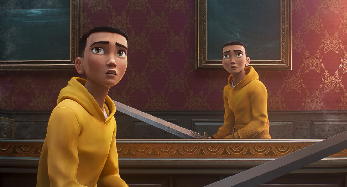 Brandon Soo Hoo as Tom in 'The Tiger’s Apprentice,' streaming on Paramount+, 2024.
