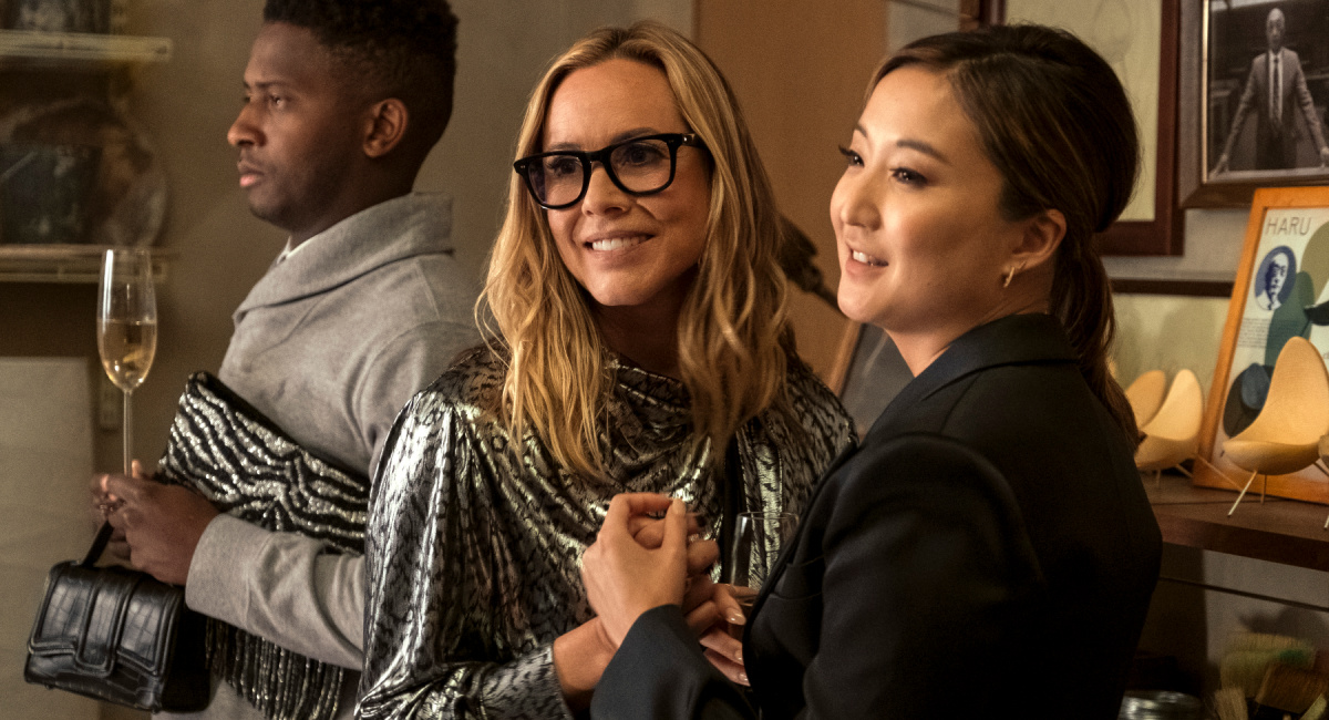Maria Bello as Jordan and Ashley Park as Naomi in 'Beef.'