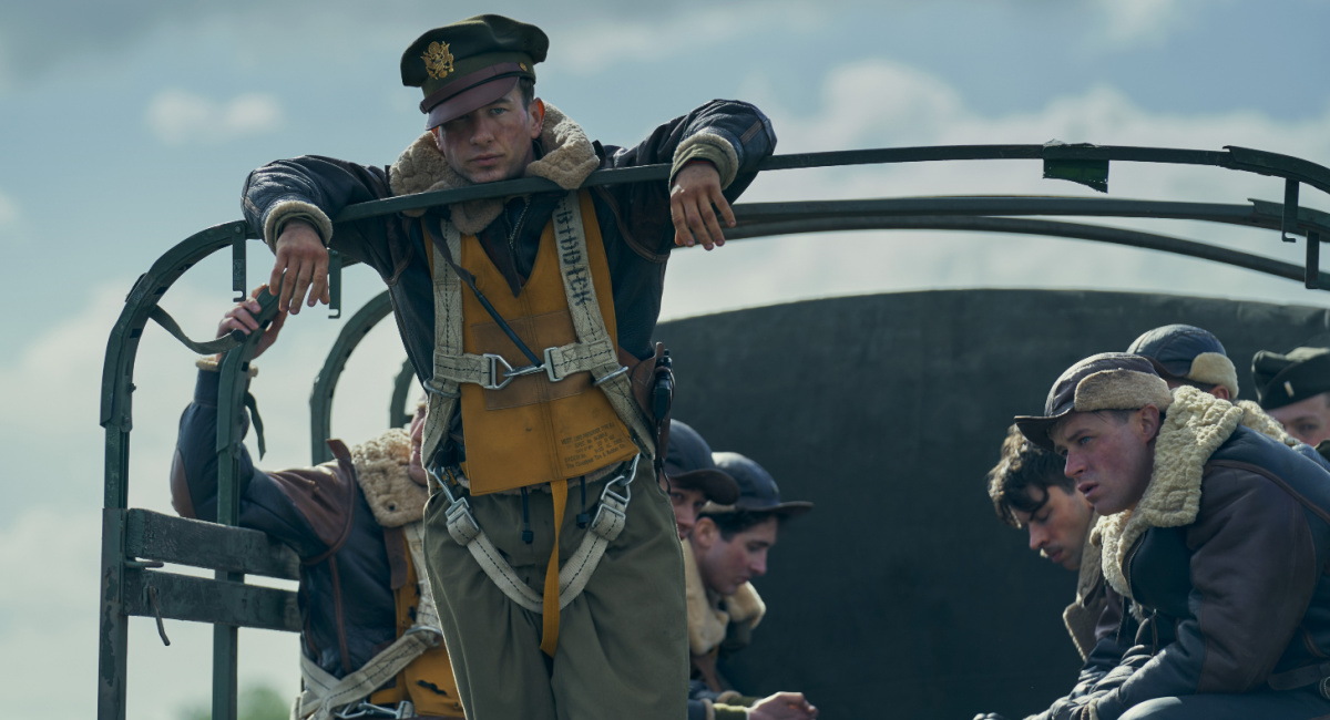 Barry Keoghan in 'Masters of the Air,' premiering January 26, 2024 on Apple TV+.