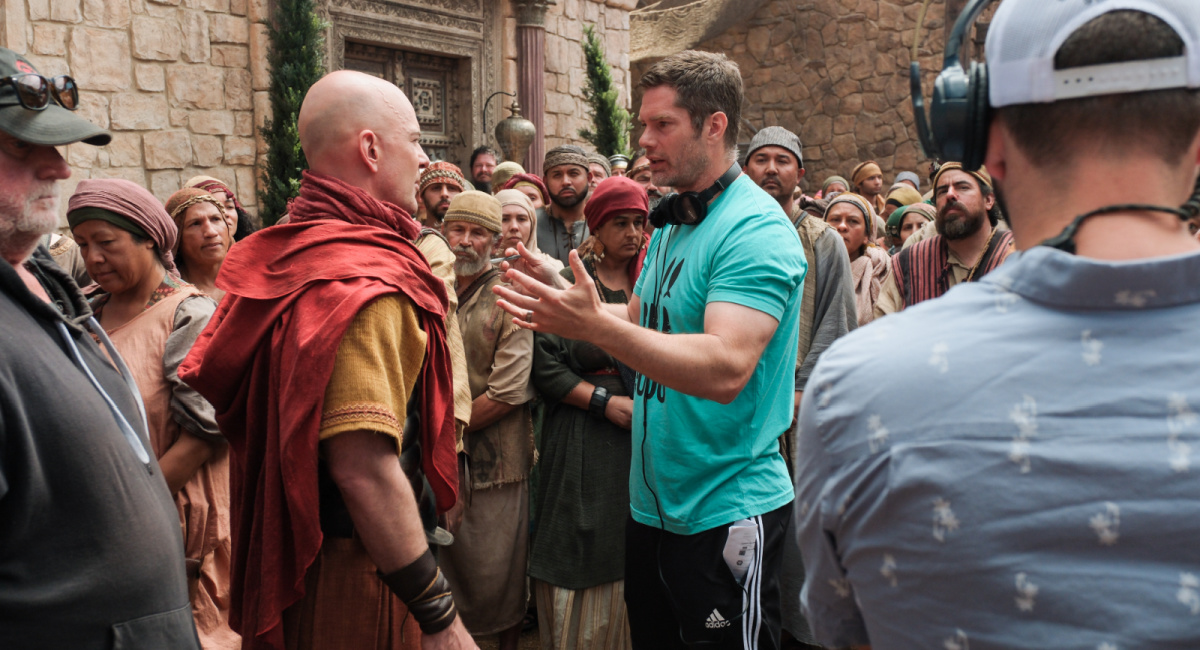 Series creator Dallas Jenkins on the set of 'The Chosen' season 4.
