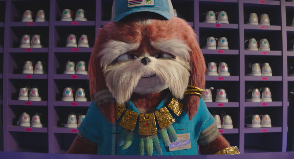 Mac (voiced by Christopher Lloyd) in 'Knuckles' streaming on Paramount+, 2024.