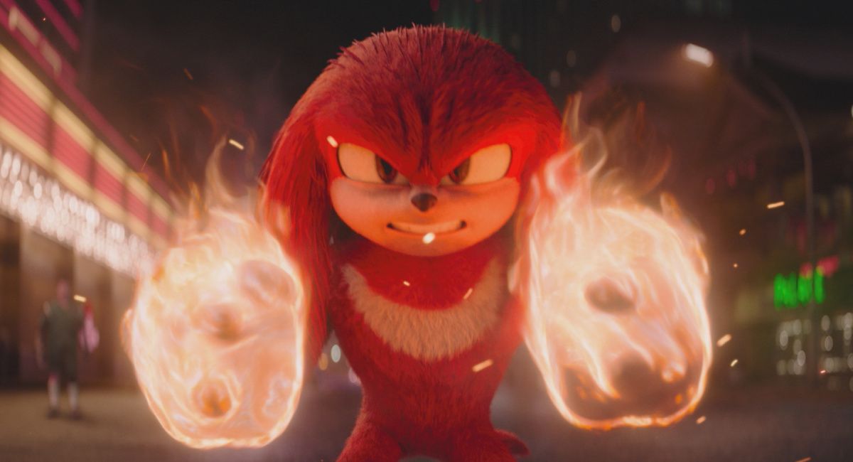 Knuckles (voiced by Idris Elba) in 'Knuckles,' streaming on Paramount+, 2024.