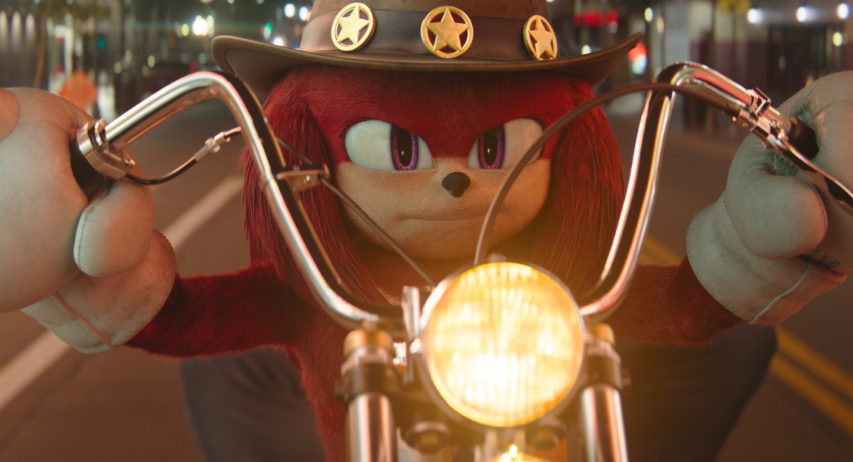 Knuckles (voiced by Idris Elba) in 'Knuckles' streaming on Paramount+, 2024.