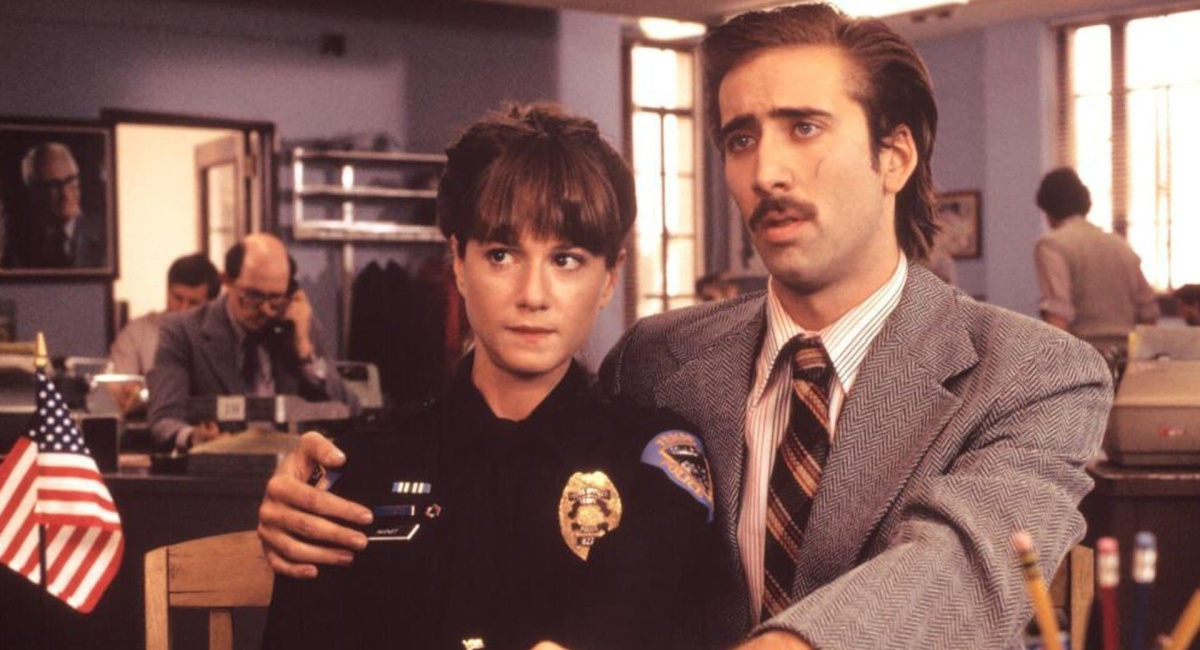 Holly Hunter and Nicolas Cage in 'Raising Arizona.'