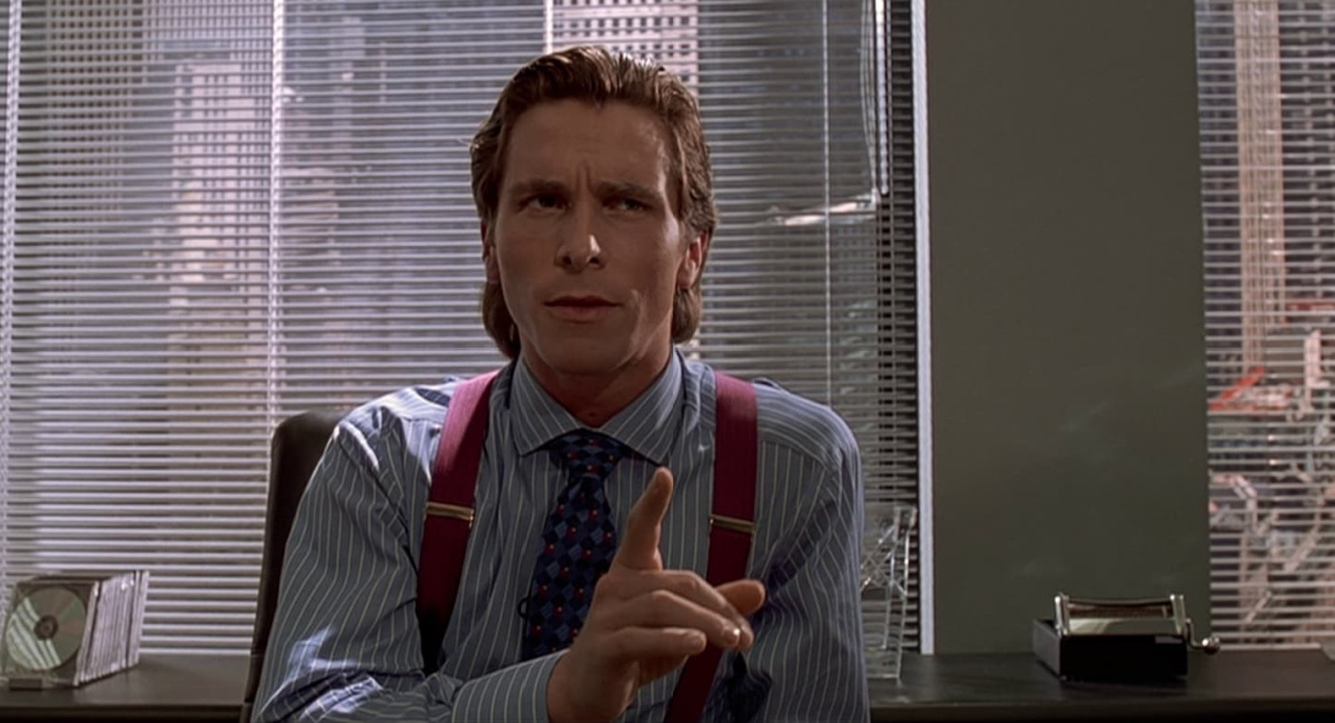 Christian Bale as Patrick Bateman in 'American Psycho.'