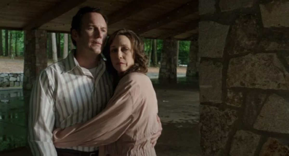 Patrick Wilson and Vera Farmiga in 'The Conjuring: The Devil Made Me Do It.'