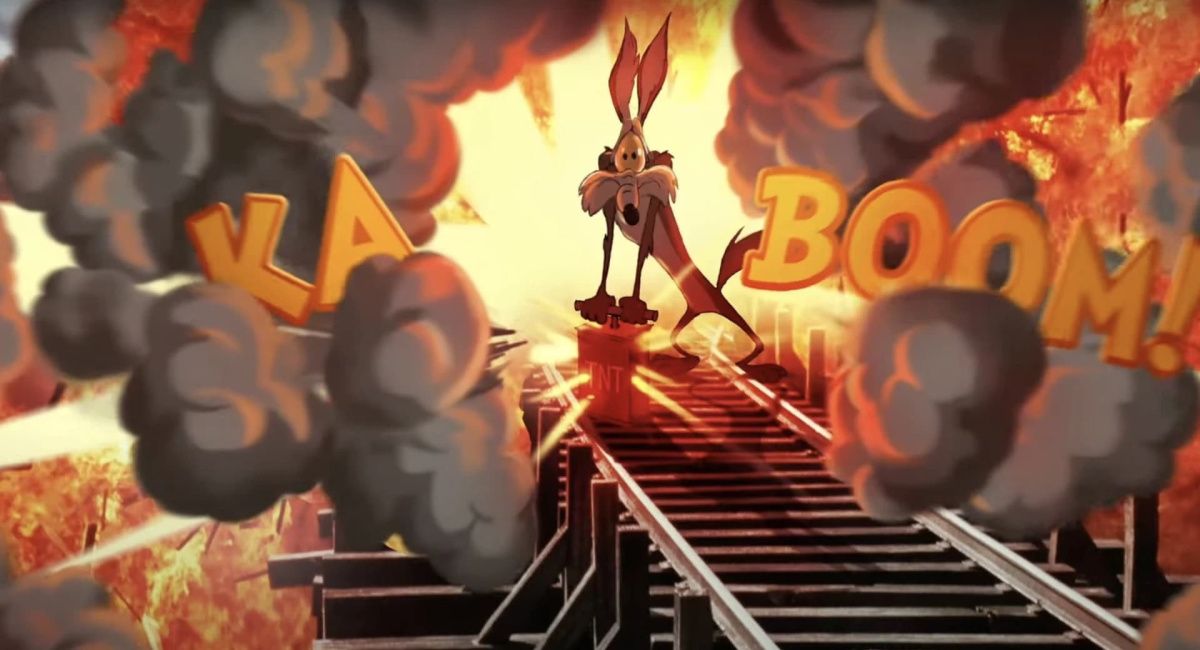 Wile E. Coyote in 'Coyote vs. Acme.'