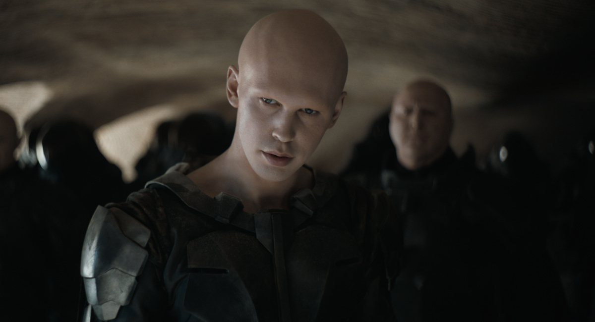 Austin Butler as Feyd-Rautha Harkonnen in Warner Bros. Pictures and Legendary Pictures’ action adventure 'Dune: Part Two,' a Warner Bros. Pictures release.