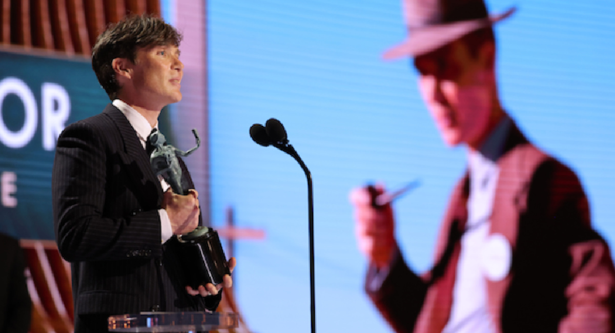 Male Actor in a Leading Role - Motion Picture, Cillian Murphy, 'Oppenheimer' 30th Screen Actors Guild Awards, Show, Shrine Auditorium, Los Angeles, California, USA - 24 Feb 2024.