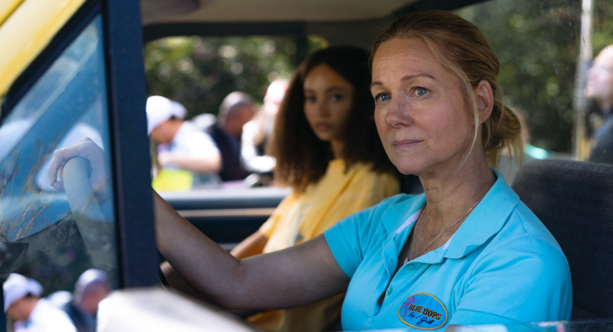 Nico Parker and Laura Linney in 'Suncoast.'