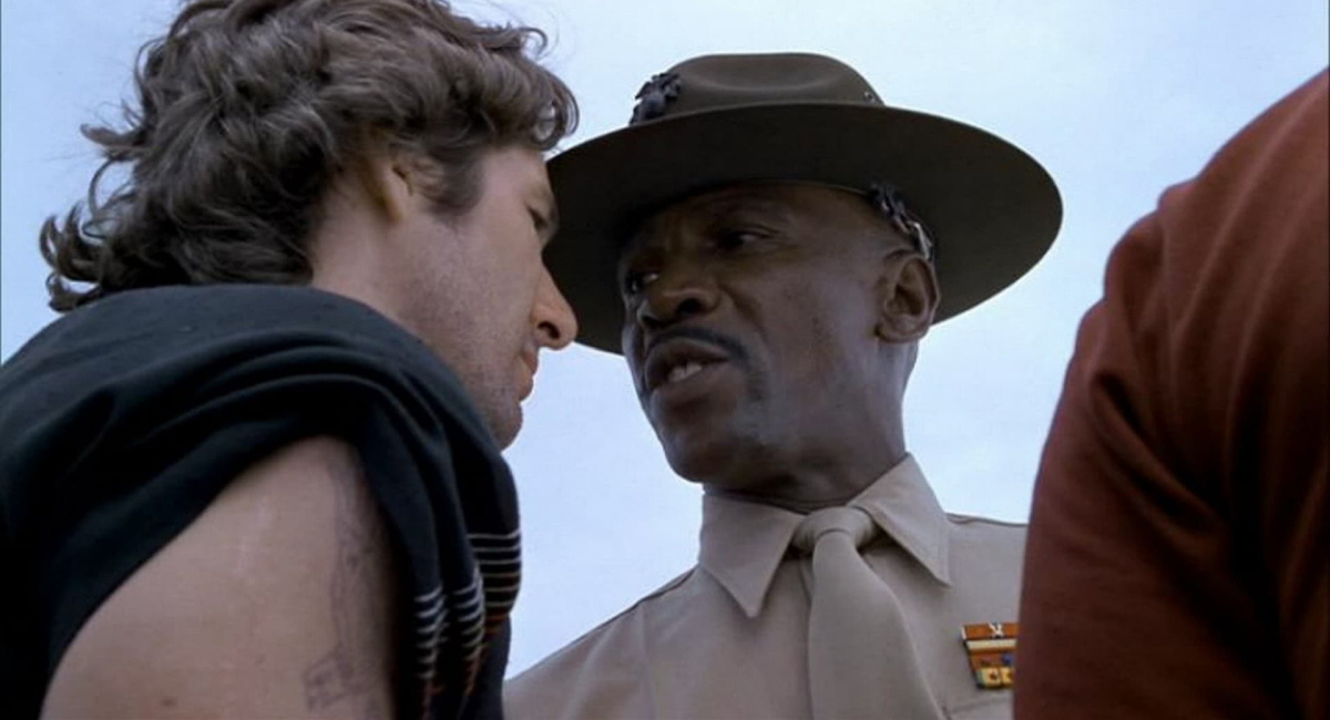 Richard Gere and Louis Gossett, Jr. in 'An Officer and a Gentleman.'